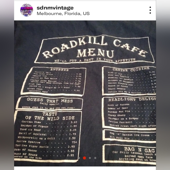 Roadkill Cafe Tee - Picture 3 of 4